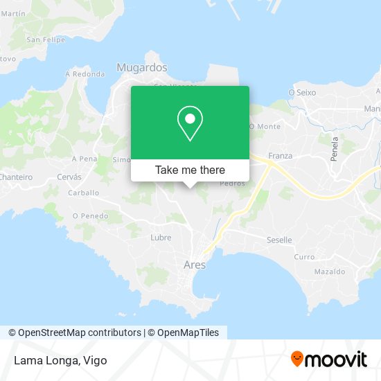 Lama Longa map