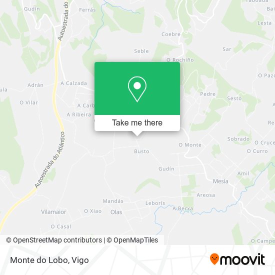 Monte do Lobo map