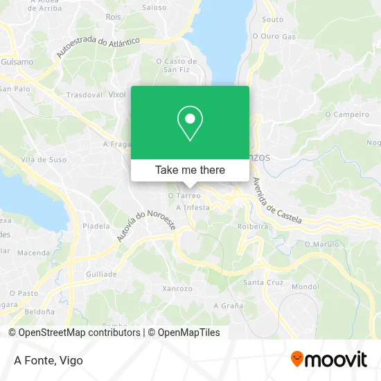 A Fonte map