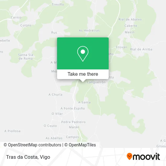 Tras da Costa map