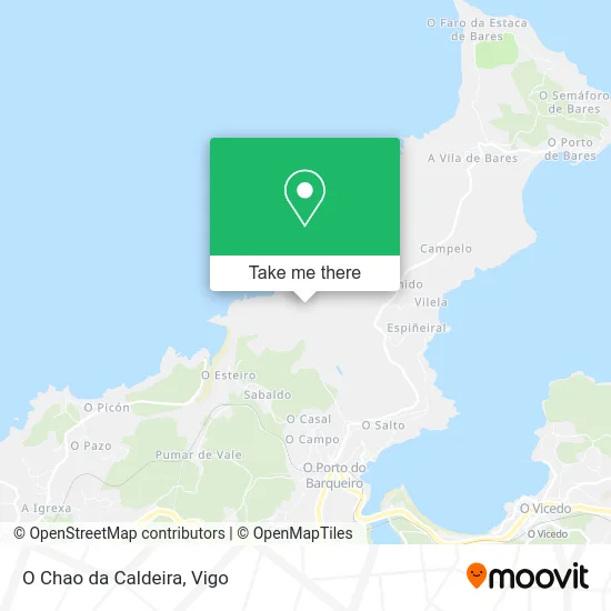 O Chao da Caldeira map