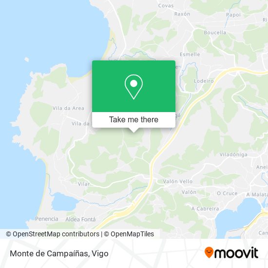 Monte de Campaíñas map