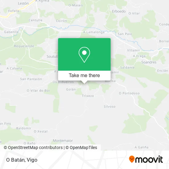 mapa O Batán