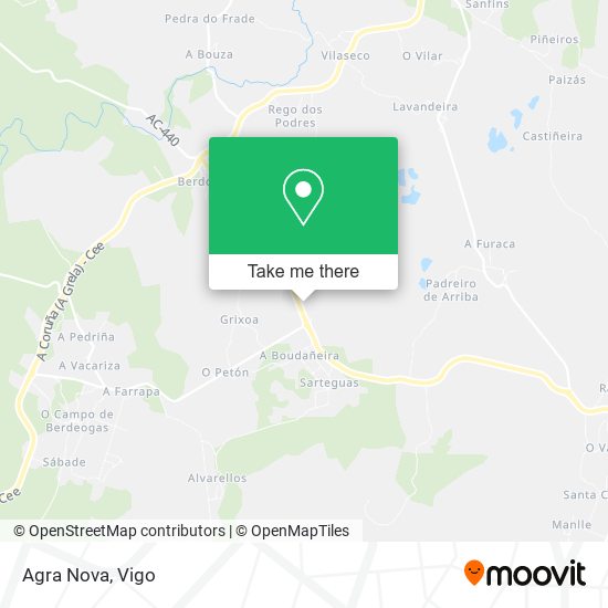 Agra Nova map