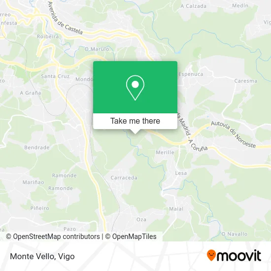 Monte Vello map