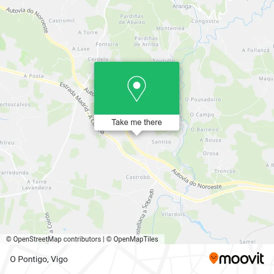 O Pontigo map