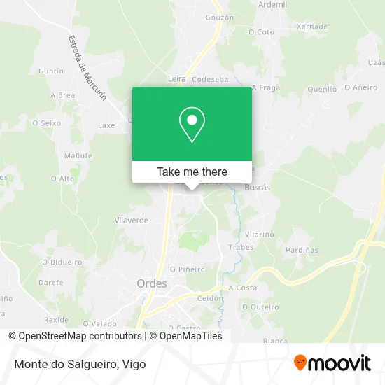 Monte do Salgueiro map