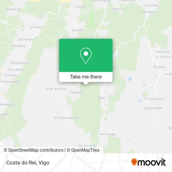 Costa do Rei map