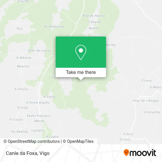 Canle da Foxa map