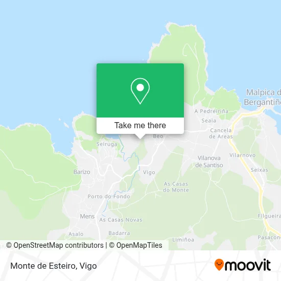 Monte de Esteiro map