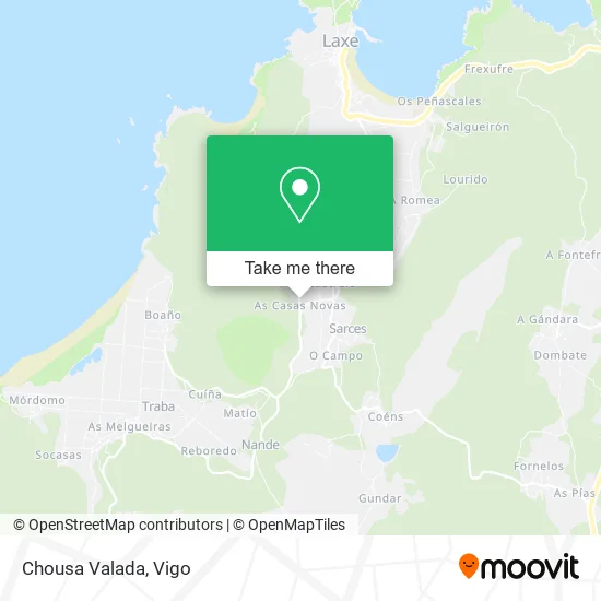 Chousa Valada map