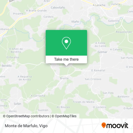 Monte de Marfulo map