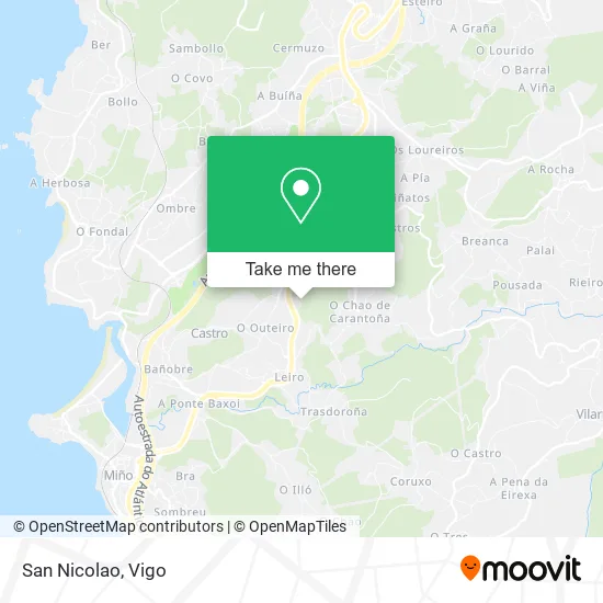 San Nicolao map