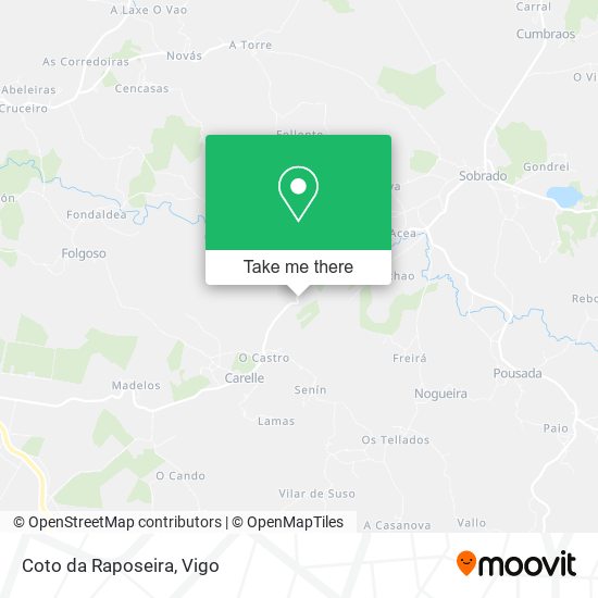 Coto da Raposeira map