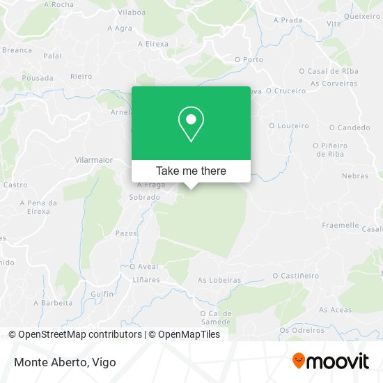 Monte Aberto map