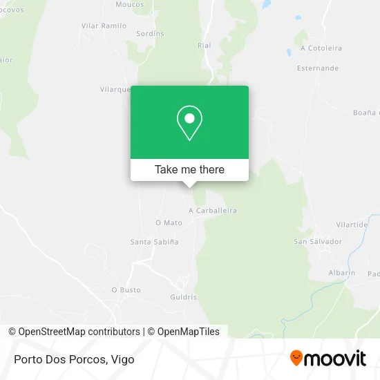 Porto Dos Porcos map