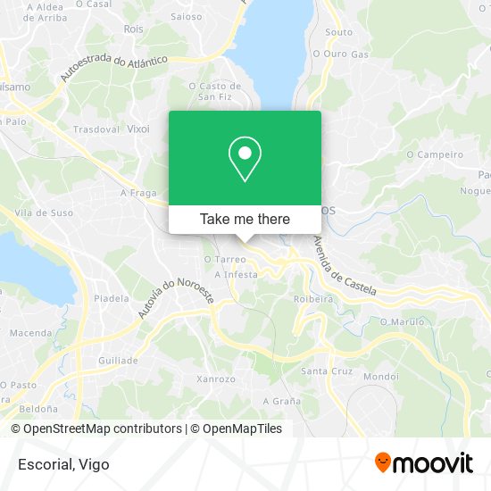 mapa Escorial