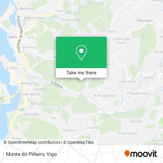 Monte do Piñeiro map