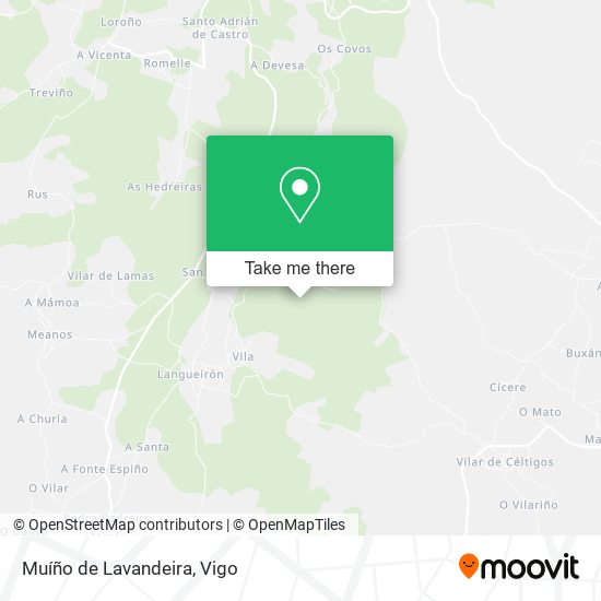 Muíño de Lavandeira map