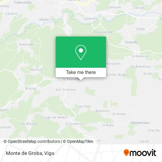 Monte de Groba map