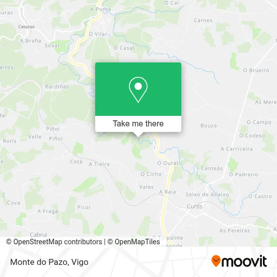 Monte do Pazo map
