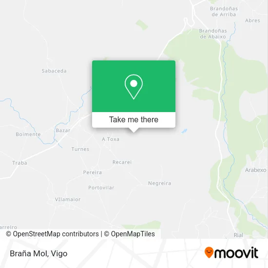 Braña Mol map