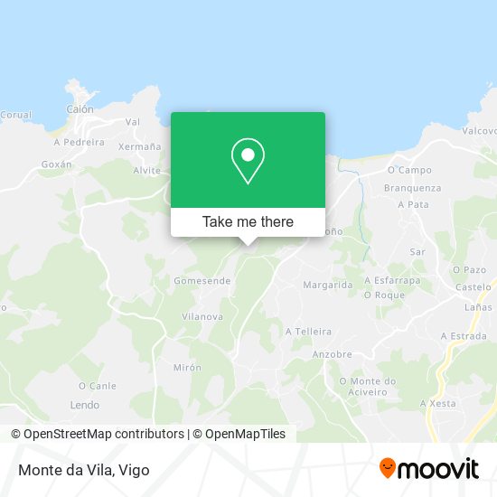 Monte da Vila map