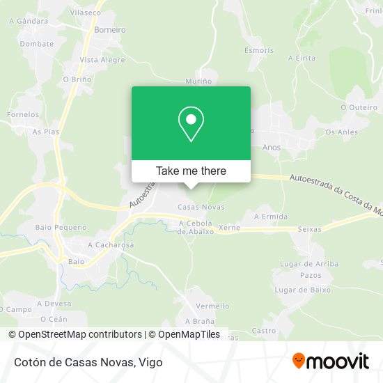 Cotón de Casas Novas map