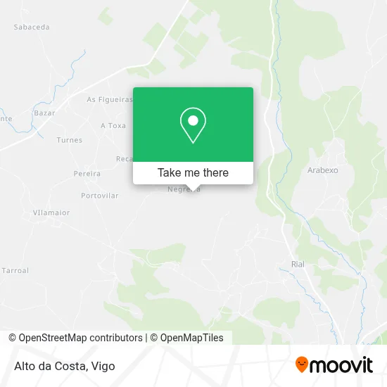 Alto da Costa map