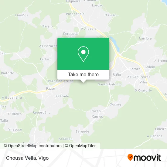 Chousa Vella map