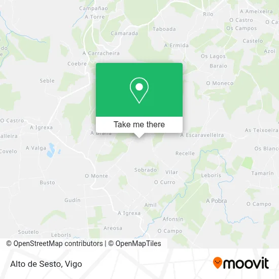 Alto de Sesto map