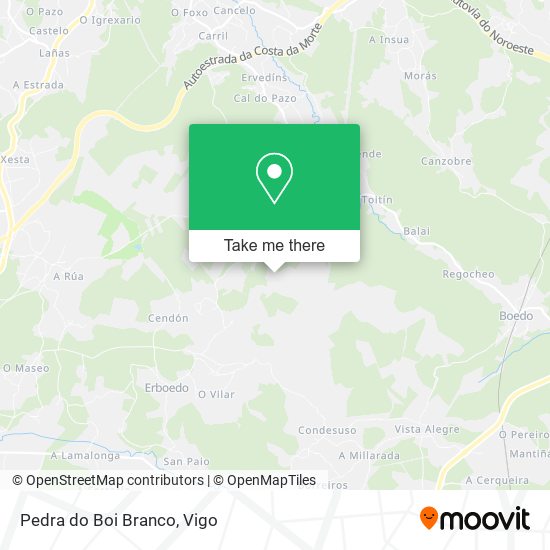 Pedra do Boi Branco map