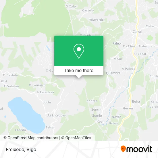 Freixedo map