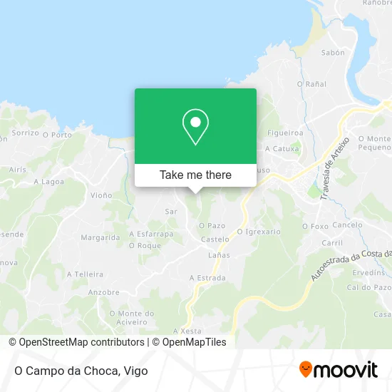 O Campo da Choca map