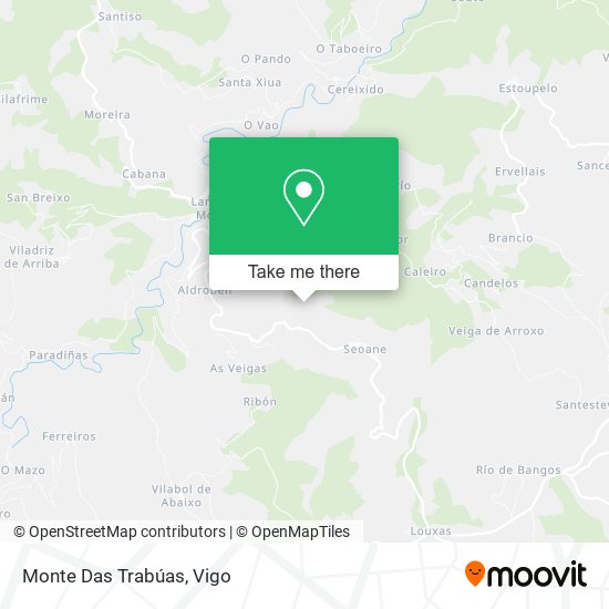 Monte Das Trabúas map