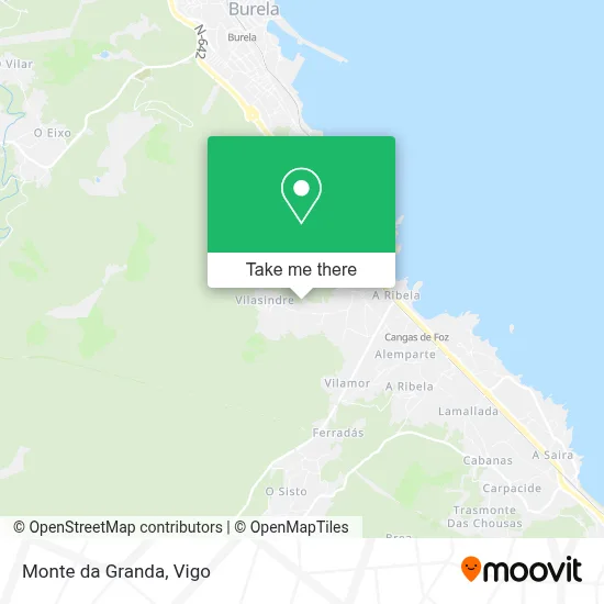 Monte da Granda map