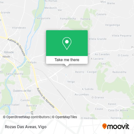 Rozas Das Aveas map