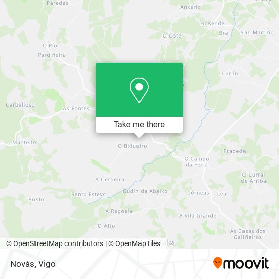 Novás map