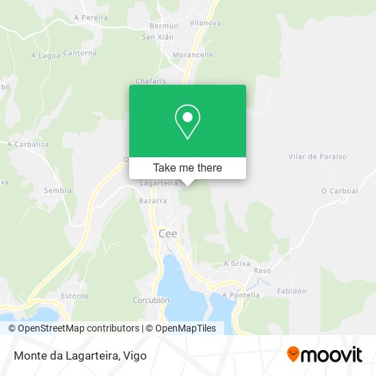 Monte da Lagarteira map