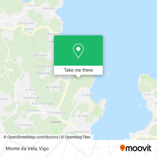 Monte da Vela map