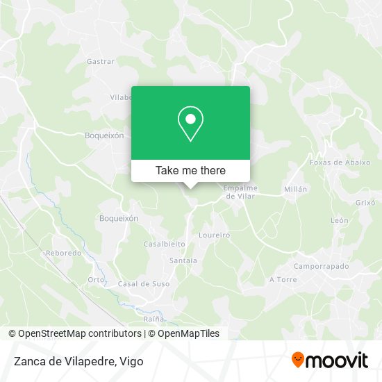 mapa Zanca de Vilapedre