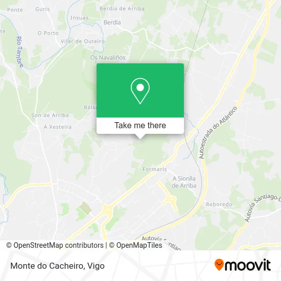 Monte do Cacheiro map