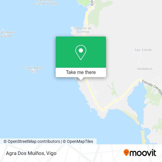 Agra Dos Muíños map