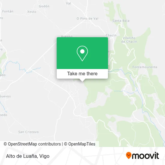 Alto de Luaña map