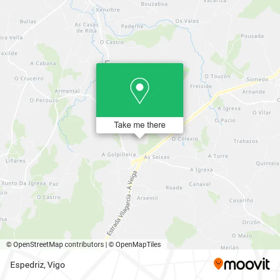 mapa Espedriz