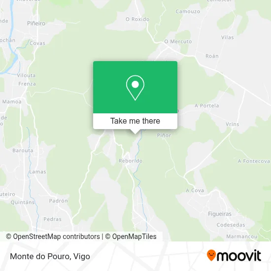 Monte do Pouro map
