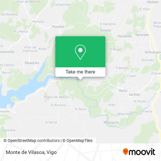 Monte de Vilasoa map