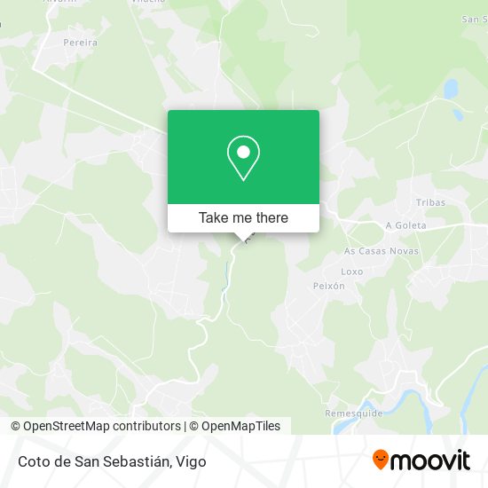 Coto de San Sebastián map