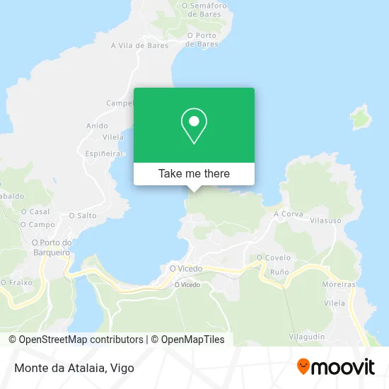 Monte da Atalaia map