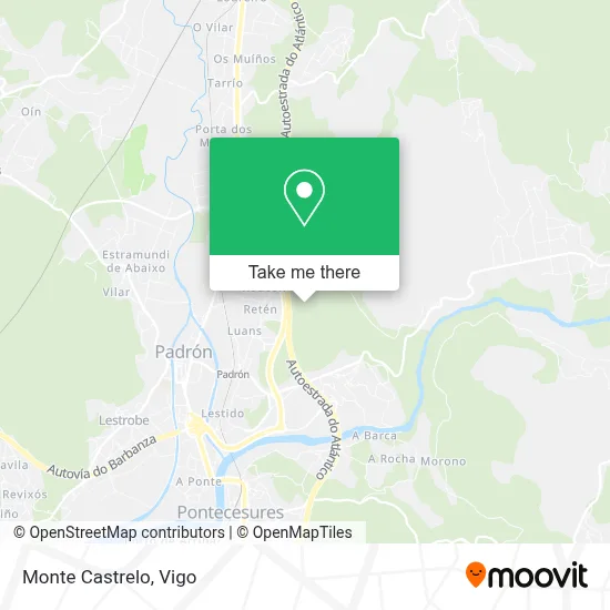Monte Castrelo map